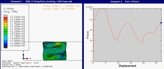 Tube Crushing Simulation