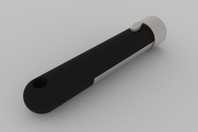3D model of Snap-On Interchangeable Kitchen Utensil Handle | Mechanical Product Design & CAD Engineering