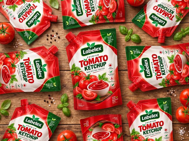 Labelex Premium Tomato Ketchup — Food Packaging & Brand Identity Design – image 4 of 17