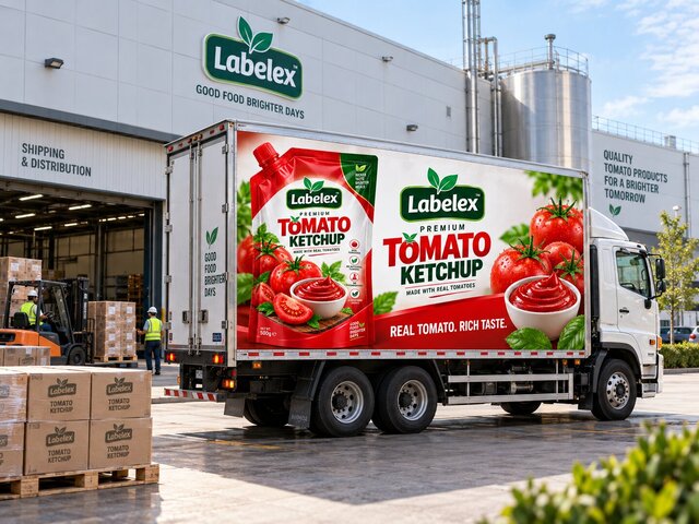 Labelex Premium Tomato Ketchup — Food Packaging & Brand Identity Design – image 12 of 17