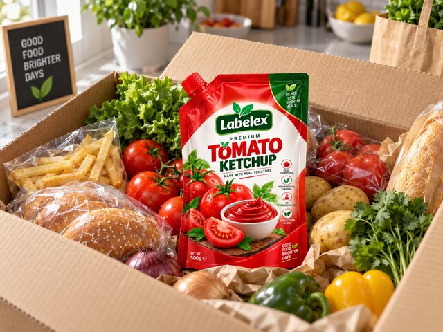Labelex Premium Tomato Ketchup — Food Packaging & Brand Identity Design – image 6 of 17