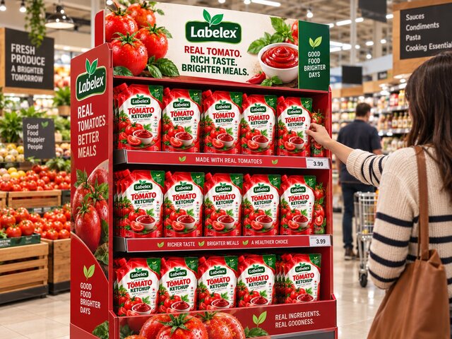 Labelex Premium Tomato Ketchup — Food Packaging & Brand Identity Design – image 17 of 17