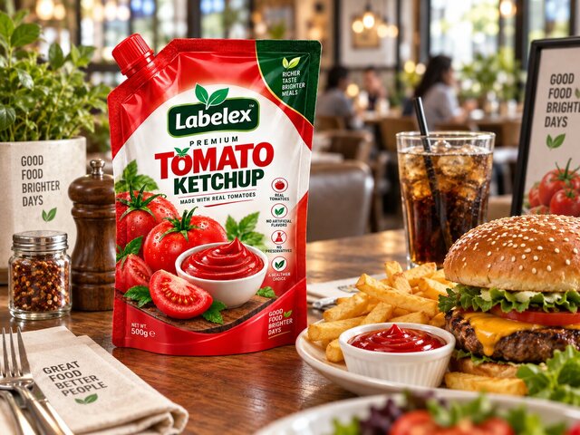 Labelex Premium Tomato Ketchup — Food Packaging & Brand Identity Design – image 15 of 17