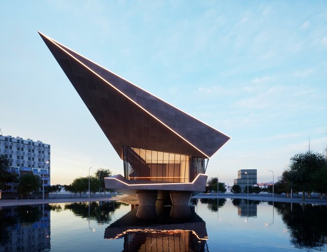 3D model of Sample renders( Modeled in Archicad and rendered in Twinmotion)