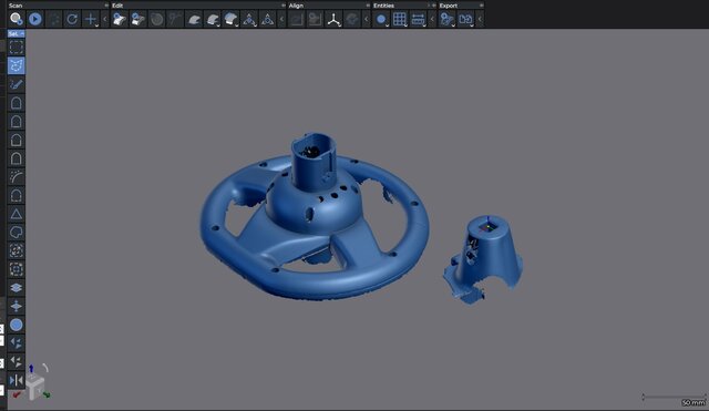 3D model of Custom Toy Steering Wheel | Reverse Engineering & 3D Printing