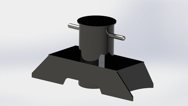 Marine Twin-Pontoon Pipe Support Assembly – image 7 of 12