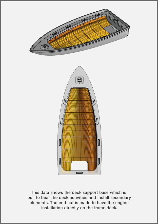 3D model of High Speed Boat Hull Design-Rhinoceros 3D