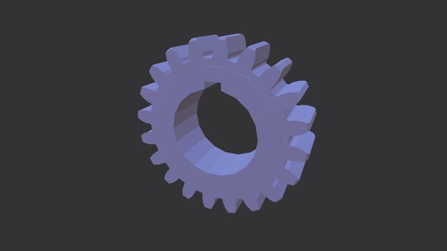 3D model of Involute_Spur_Gear