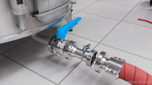 Winery Transfer and Nitrogen Inerting: How-It-Works Process Animation – image 5 of 12