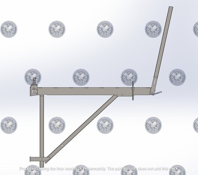 Folding Working Platform K / Heavy-Duty Scaffold Bracket – image 3 of 7