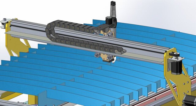 3D model of CAD Design: 3-Axis CNC Plasma Cutting Table