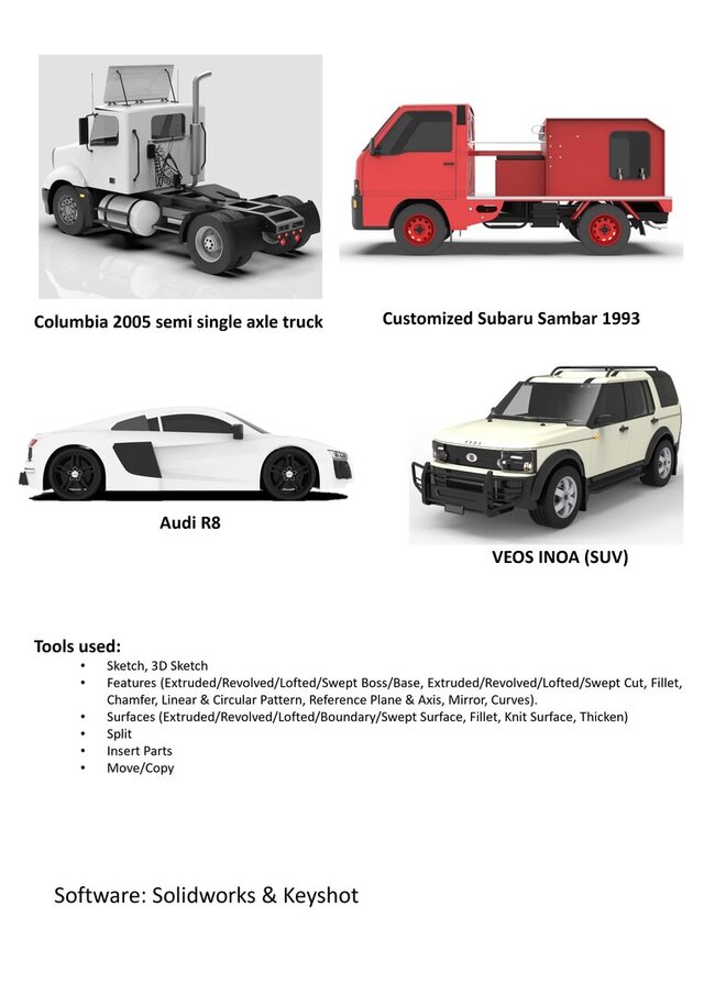 Freelance Works- Automotive Design