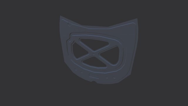 3D model of CAR BONNET