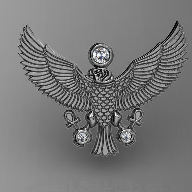3D model of EAGLE PENDANT CAD FILE