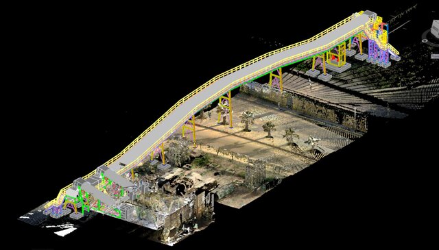 3D model of Industrial Conveyor Design – Scan-Based Engineering & 3D Modeling