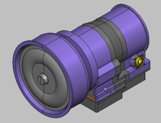 3D model of Ford C4 dual speed auto tranny 3D modelling