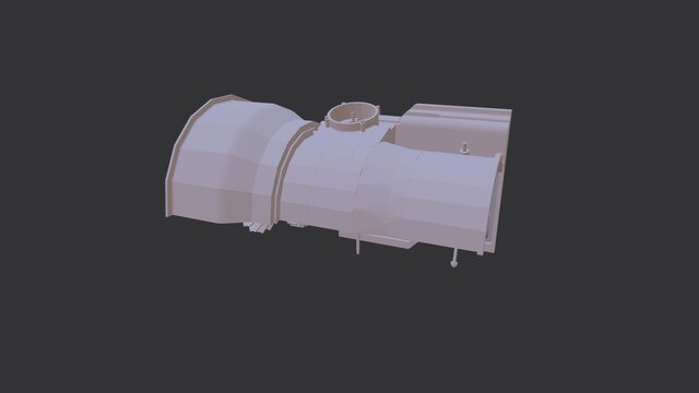 3D model of Ford C4 dual speed auto tranny 3D modelling