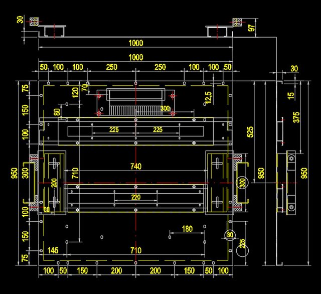 3D model of compact elevator with this door configuration