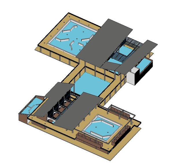 Water-Themed Pavilion Architectural Redesign & Revit 3D Modeling