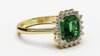 Emerald Halo Engagement Ring — Inspired by Princess Diana | CAD Design Rhino + MatrixGold design by davidr2076