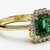 Emerald Halo Engagement Ring — Inspired by Princess Diana | CAD Design Rhino + MatrixGold