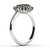 Emerald Halo Engagement Ring — Inspired by Princess Diana | CAD Design Rhino + MatrixGold