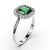 Emerald Halo Engagement Ring — Inspired by Princess Diana | CAD Design Rhino + MatrixGold