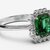 Emerald Halo Engagement Ring — Inspired by Princess Diana | CAD Design Rhino + MatrixGold