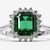 Emerald Halo Engagement Ring — Inspired by Princess Diana | CAD Design Rhino + MatrixGold