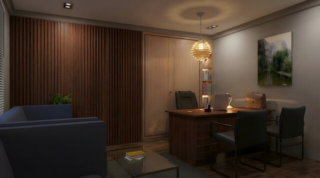 3D model of Office Interior Rendering