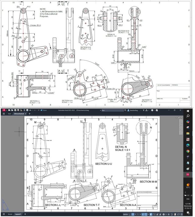 2D CAD from drawing
