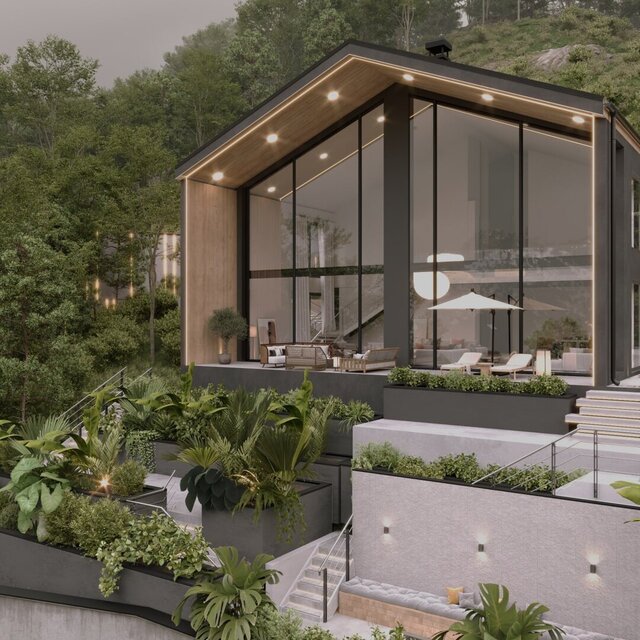 Modern Residential Villa – Architectural Design & Exterior Visualization