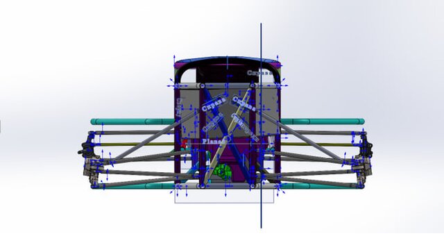 3D model of Space Frame | Solidworks |  Ansys Mechanical