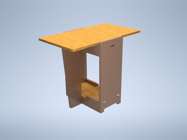 foldable plywood table