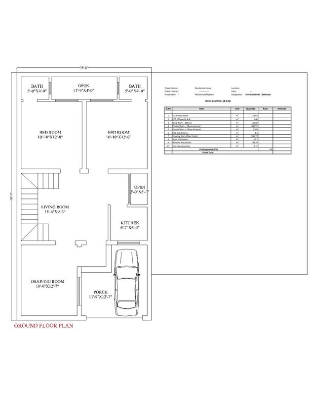 Construction cost estimation material takeoff quantity takeoff and BOQ