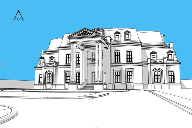 3D model of Neoclassical Estate