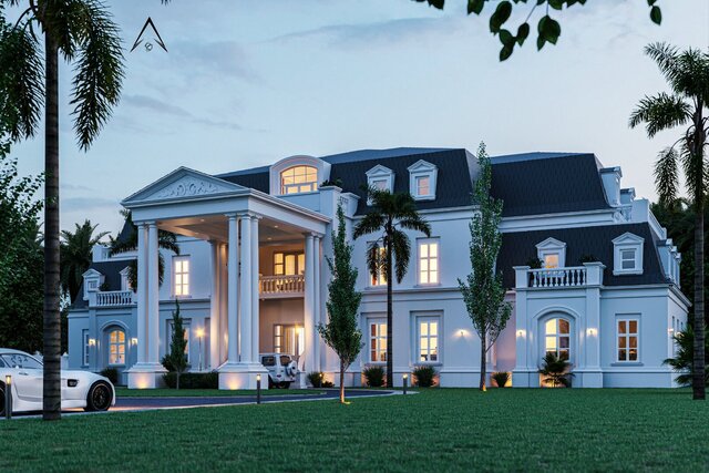 3D model of Neoclassical Estate