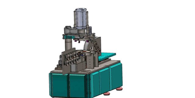 3D model of Heavy Duty Rebar Bundling and Wire Binding Machine - Automatic Steel Bar Grouping System