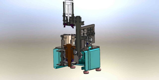 3D model of Heavy Duty Rebar Bundling and Wire Binding Machine - Automatic Steel Bar Grouping System