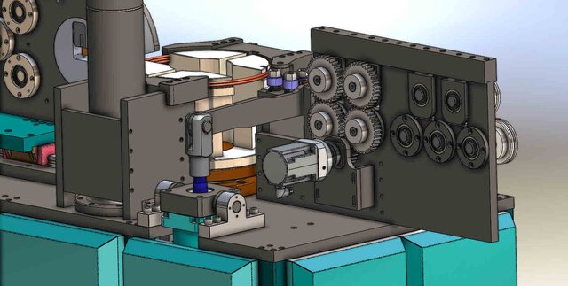 3D model of Heavy Duty Rebar Bundling and Wire Binding Machine - Automatic Steel Bar Grouping System