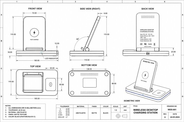 Wireless Desktop Charging Station – image 5 of 6