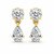 Premium Pear & Round Diamond Drop Earrings | Luxury Jewelry CAD Design | Rhino Matrix 3D