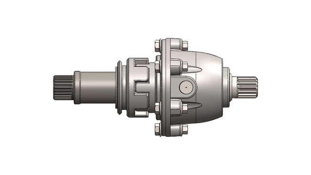 3D model of Differential Gearbox Assembly – SolidWorks 3D CAD Model