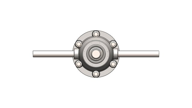 3D model of Differential Gearbox Assembly – SolidWorks 3D CAD Model