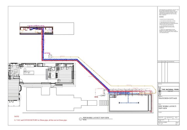pipework layout top view