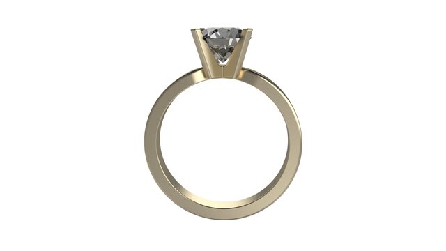 3D model of morganite-solitaire-ring