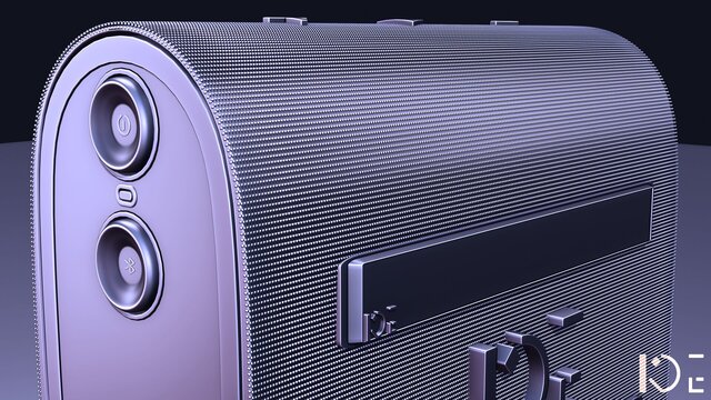 3D model of Portable Bluetooth Speaker