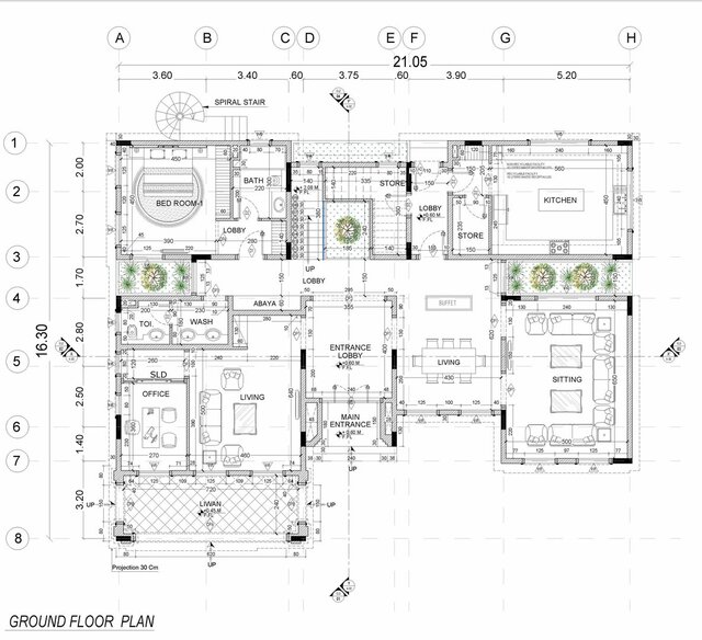 RESIDENTIAL VILLA MODEL – image 3 of 9