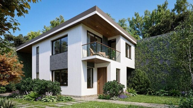 3D model of A house that whispers: Less is More