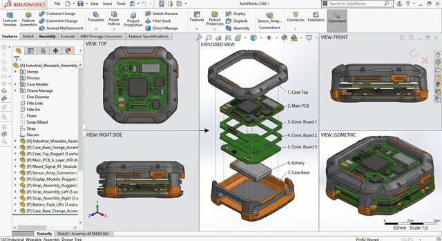 3D model of Helical-Blade Sharpener Assembly